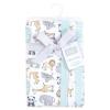 image:imageHudson Baby Unisex Baby Cotton Flannel Burp Cloths Bee One SizeKangaroo 4 Pack