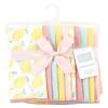image:imageHudson Baby Unisex Baby Cotton Flannel Burp Cloths Bee One SizeLemon Daisy 10 Pack