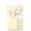 image:imageHudson Baby Unisex Baby Cotton Flannel Burp Cloths Bee One SizeLemon Daisy 4 Pack