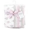 image:imageHudson Baby Unisex Baby Cotton Flannel Burp Cloths Bee One SizeLilac Elephants 7 Pack