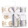 image:imageHudson Baby Unisex Baby Cotton Flannel Burp Cloths Bee One SizeModern Lion 10pack