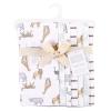 image:imageHudson Baby Unisex Baby Cotton Flannel Burp Cloths Bee One SizeModern Neutral Safari