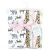 image:imageHudson Baby Unisex Baby Cotton Flannel Burp Cloths Bee One SizeModern Pink Safari