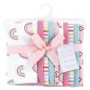 image:imageHudson Baby Unisex Baby Cotton Flannel Burp Cloths Bee One SizeModern Rainbow