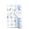 image:imageHudson Baby Unisex Baby Cotton Flannel Burp Cloths Bee One SizeMulti Color Boy Elephant 4pack