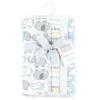 image:imageHudson Baby Unisex Baby Cotton Flannel Burp Cloths Bee One SizeNeutral New Elephant 4pack