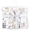 image:imageHudson Baby Unisex Baby Cotton Flannel Burp Cloths Bee One SizeNeutral Safari 10 Pack