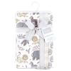 image:imageHudson Baby Unisex Baby Cotton Flannel Burp Cloths Bee One SizeNeutral Safari 4 Pack