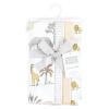 image:imageHudson Baby Unisex Baby Cotton Flannel Burp Cloths Bee One SizeNeutral Safari World 4pack