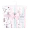 image:imageHudson Baby Unisex Baby Cotton Flannel Burp Cloths Bee One SizePink Enchanted Forest