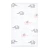 image:imageHudson Baby Unisex Baby Cotton Flannel Burp Cloths Bee One SizePink Gray Elephant