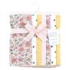 image:imageHudson Baby Unisex Baby Cotton Flannel Burp Cloths Bee One SizePink Yellow Pretty Floral 7 Pack