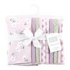 image:imageHudson Baby Unisex Baby Cotton Flannel Burp Cloths Bee One SizePurple Dainty Floral 10 Pack