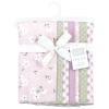 image:imageHudson Baby Unisex Baby Cotton Flannel Burp Cloths Bee One SizePurple Dainty Floral 7 Pack