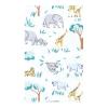 image:imageHudson Baby Unisex Baby Cotton Flannel Burp Cloths Bee One SizeSafari Friends 10 Pack
