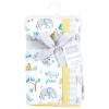image:imageHudson Baby Unisex Baby Cotton Flannel Burp Cloths Bee One SizeSafari Friends 4 Pack