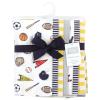 image:imageHudson Baby Unisex Baby Cotton Flannel Burp Cloths Bee One SizeSports Fan 7 Pack