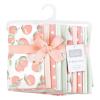 image:imageHudson Baby Unisex Baby Cotton Flannel Burp Cloths Bee One SizeSweet Peach 10 Pack