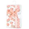 image:imageHudson Baby Unisex Baby Cotton Flannel Burp Cloths Bee One SizeSweet Peach 4 Pack