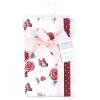 image:imageHudson Baby Unisex Baby Cotton Flannel Burp Cloths Bee One SizeSweet Roses 4 Pack