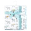 image:imageHudson Baby Unisex Baby Cotton Flannel Burp Cloths Bee One SizeTeal Elephant 7 Pack