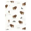 image:imageHudson Baby Unisex Baby Cotton Flannel Burp Cloths Bee One SizeWild Buffalo 4 Pack