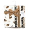 image:imageHudson Baby Unisex Baby Cotton Flannel Burp Cloths Bee One SizeWild Buffalo 7 Pack