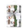 image:imageHudson Baby Unisex Baby Cotton Flannel Burp Cloths Bee One SizeWild Forest 4pack