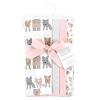 image:imageHudson Baby Unisex Baby Cotton Flannel Burp Cloths Bee One SizeWild Forest Pink 4pack