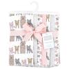 image:imageHudson Baby Unisex Baby Cotton Flannel Burp Cloths Bee One SizeWild Forest Pink 7pack
