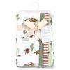image:imageHudson Baby Unisex Baby Cotton Flannel Burp Cloths Bee One SizeWilderness 4 Pack