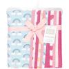 image:imageHudson Baby Unisex Baby Cotton Flannel Burp Cloths BundleCloudy Rainbow