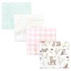 image:imageHudson Baby Unisex Baby Cotton Flannel Receiving Blankets Bundle Set Christmas Scene One SizeEnchanted Forest Woodland