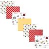image:imageHudson Baby Unisex Baby Cotton Flannel Receiving Blankets Bundle Set Christmas Scene One SizeGirl Farm Tea Party