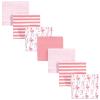 image:imageHudson Baby Unisex Baby Cotton Flannel Receiving Blankets Bundle Set Christmas Scene One SizeLemons Flamingos 14pack