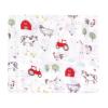 image:imageHudson Baby Unisex Baby Cotton Muslin Swaddle Blankets Forest Animals 3PackBoy Farm Animals