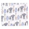 image:imageHudson Baby Unisex Baby Cotton Muslin Swaddle Blankets Forest Animals 3PackPink Gray Safari