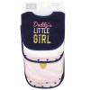 image:imageHudson Baby Unisex Baby Cotton Terry Bib and Burp Cloth Set Mom Dad Dream One SizeDaddys Little Girl