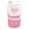 image:imageHudson Baby Unisex Baby Cotton Terry Bib and Burp Cloth Set Mom Dad Dream One SizeMom Dad Dream