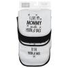 image:imageHudson Baby Unisex Baby Cotton Terry Bib and Burp Cloth Set Mom Dad Dream One SizeMom Dad Moon and Back