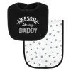 image:imageHudson Baby Unisex Baby Cotton Terry Bib and Burp Cloth Set Mom Dad Dream One SizeMom Dad Moon and Back