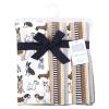 image:imageHudson Baby Unisex Baby Flannel Burp Cloth 12pk Handsome Dogs One Size