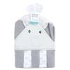 image:imageHudson Baby Unisex Baby Hooded Towel and Five Washcloths Pink Elephant One SizeGray Elephant