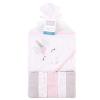 image:imageHudson Baby Unisex Baby Hooded Towel and Five Washcloths Pink Elephant One SizePink Unicorn