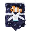 image:imageHudson Baby Unisex Baby Plush Blanket with Security Blanket Moon Girl One SizeClownfish