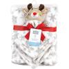 image:imageHudson Baby Unisex Baby Plush Blanket with Security Blanket Moon Girl One SizeGirl Rudolph