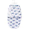 image:imageHudson Baby Unisex Baby Plush Swaddle Wrap Whale 03 MonthsWhale