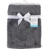 image:imageHudson Baby Unisex Baby Plush Waffle Blanket Hedgehog One SizeCharcoal