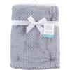 image:imageHudson Baby Unisex Baby Plush Waffle Blanket Hedgehog One SizeGray