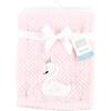 image:imageHudson Baby Unisex Baby Plush Waffle Blanket Hedgehog One SizeSwan